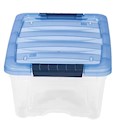 STORAGE BIN, LATCH LID, IRIS STACK & PULL, 12.9 QT THUMBNAIL