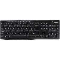 KEYBOARD, WIRELESS, LOGITECH K270, USB, BLACK MAIN