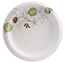PAPER PLATES, DIXIE, 8.5", MEDIUM WEIGHT, PATHWAYS, 500/CT LARGE