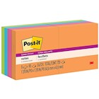STICKY NOTES, POST-IT, 2" X 2", ASSORTED COLORS, 90 SHEETS/PAD, 8 PADS/CT THUMBNAIL