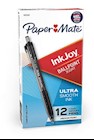 PENS, BALLPOINT, INKJOY, RETRACTABLE, MEDIUM POINT, BLACK INK, 12/CT THUMBNAIL