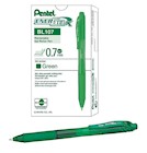 PENS, GEL, RETRACTABLE, MEDIUM POINT, GREEN INK, 12/CT THUMBNAIL