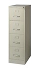 FILE CABINET, 4-DRAWER, LOCKING, LETTER, BEIGE, 22"D THUMBNAIL