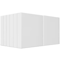 BINDERS, 3 RING, VIEW, STAPLES, 1 1/2", WHITE, 12/CT MAIN