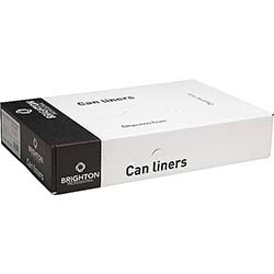 12-16 Gallon 1.0 mil Black 24 x 31 Linear Low Density Flat Pack Can Liners 250/Ct  LARGE