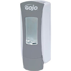 DISPENSER, HAND SOAP, WALL MOUNTED, GOJO ADX2, GREY/SILVER LARGE