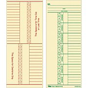 Time Cards, Tops Time Cards Weekly 3 3/8 x 8 / 100 /Bx  THUMBNAIL