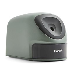 PENCIL SHARPENER, ELECTRIC, STAPLES, GREY/SILVER LARGE