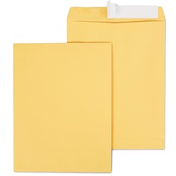 ENVELOPES, CATALOG, STAPLES EASYCLOSE, KRAFT, 10"L X 13"H, BROWN, 100/CT LARGE