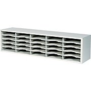 Mail Sorter, Safco E-Z Sort Mail Sorter Module Light Gray MAIN