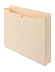 FILE JACKET, REINFORCED, LETTER SIZE, MANILA, 2" EXPANSION, 50/CT LARGE