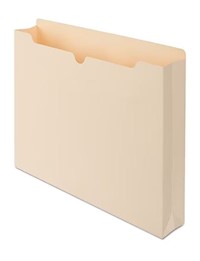 FILE JACKET, REINFORCED, LETTER SIZE, MANILA, 2" EXPANSION, 50/CT MAIN