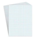 NOTEPADS, GRAPH RULED, 8.5" X 11", WHITE, 50 SHEETS/PAD, 6 PADS/CT THUMBNAIL