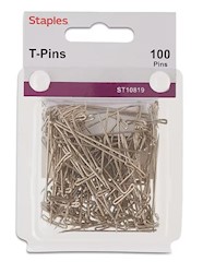 T-PINS, STAPLES, 1.5", 100/CT LARGE
