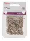 T-PINS, STAPLES, 1.5", 100/CT THUMBNAIL