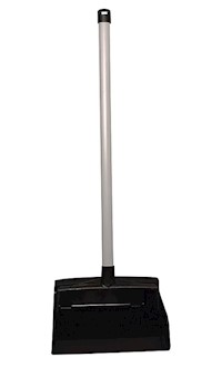 DUST PAN, SANICO, PLASTIC, BLACK, 36"H x 11"W x 12"D MAIN