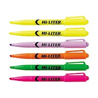 HIGHLIGHTERS, AVERY, CHISEL TIP, ASSORTED COLORS, 6/CT MAIN