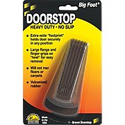 DOOR STOP, MASTER BIG FOOT, NO-SLIP, RUBBER, BROWN THUMBNAIL