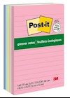 NOTEPADS, STICKY, POST-IT, RECYCLED, LINED, 4" X 6", 100 SHEETS/PAD, 5 PADS/CT THUMBNAIL