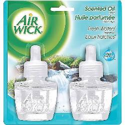 OIL WARMER, AIR WICK, REFILL, FRESH WATERS, 2/CT LARGE