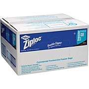 Plastic Storage Bags, Ziploc 1 Gallon, Freezer, Double-Zipper Bag 2.7 mil. Clear, 250/Ct  MAIN