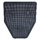 Urinal Floor Mat, Rochester Midland, Black, 6/Ct THUMBNAIL