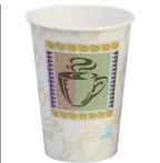 Hot Cups, paper, 12 oz. Coffee Dreams Design 50/pack  THUMBNAIL