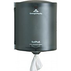 DISPENSER, GEORGIA-PACIFIC, SOFPULL, TRANSLUCENT SMOKE LARGE