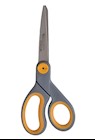 SCISSORS, GENERAL PURPOSE, HEAVY DUTY, WESTCOTT, TITANIUM, GREY/YELLOW, 8" THUMBNAIL
