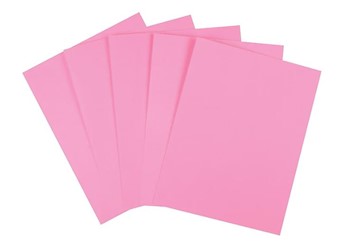 PAPER, MULTIPURPOSE, PINK, 20 LBS, 8.5" X 11", 500/REAM LARGE