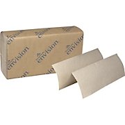 PAPER TOWELS, MULTIFOLD, RECYCLED, PACIFIC BLUE, 1-PLY, BROWN, 250 SHEETS/PK, 16 PACKS/CT MAIN