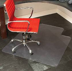 Staples Chairmat for Hard Floors Standard Lip 36 x 48 LARGE
