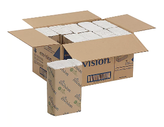 PAPER TOWELS, C-FOLD, WHITE, GP PRO PACIFIC BLUE BASIC, RECYCLED, 240/PK, 10 PACKS/CT LARGE
