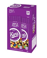 TRAIL MIX, KAR'S, GLUTEN FREE, SWEET N SALTY MIX, 2 OZ., 24 BAGS/CT MAIN