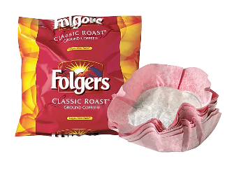 COFFEE, CLASSIC ROAST, FOLGERS, .9 OZ. FILTER PACKS, 40/CT LARGE
