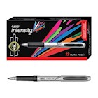 PERMANENT MARKERS, BIC INTENSITY, ULTRA FINE TIP, BLACK, 12/CT THUMBNAIL