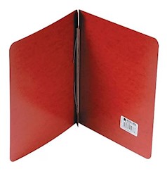 REPORT COVER, ACCO, 2 PRONG, LETTER SIZE, RED LARGE