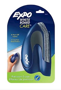ERASER, EXPO, WHITE BOARD CARE, BLUE MAIN