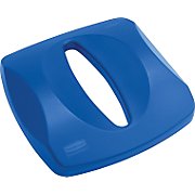 Rubbermaid Slot Lid Square Blue  LARGE