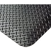 ANTI-FATIGUE MAT, DECK PLATE, CROWN, 24" X 36", BLACK THUMBNAIL