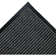 FLOOR MAT, CROWN, NEEDLE-RIB, WIPER/SCRAPER, 72" X 48", GREY THUMBNAIL