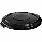 Rubbermaid Round Brute Container Lid 44-Gallon Black  THUMBNAIL