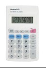 CALCULATOR, 8-DIGIT, POCKET, SHARP ELSI MATE EL-233SSB, WHITE THUMBNAIL