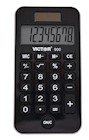 CALCULATOR, 8-DIGIT, POCKET, VICTOR 900, BLACK THUMBNAIL