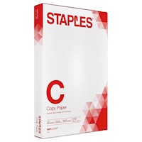 COPY PAPER, STAPLES, 11" X 17", 20 LBS, 92 BRIGHTNESS, 500 SHEETS/REAM, ONE REAM MAIN