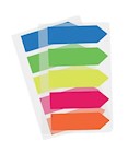 PAGE FLAGS, REDI-TAG, ASSORTED COLORS, 0.47"W, 125/CT THUMBNAIL