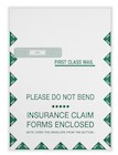 ENVELOPES, DOCUMENT, SELF SEAL, COMPLYRIGHT UB-04, 9" X 12 1/2", WHITE/GREEN, 100/CT THUMBNAIL