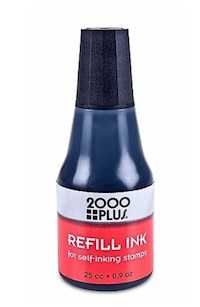 STAMP INK REFILL, 2000 PLUS, BLACK INK MAIN