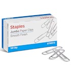 PAPER CLIPS, JUMBO, STAPLES, SMOOTH, 100/CT THUMBNAIL