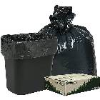 16 GALLON, .65 MIL. BLACK 24 x 31 RE-CLAIMED INSECT RESISTANT 500/CS  THUMBNAIL